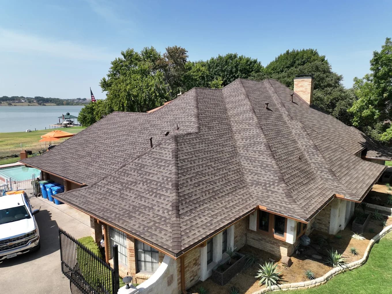 Recent roof installation in - 1