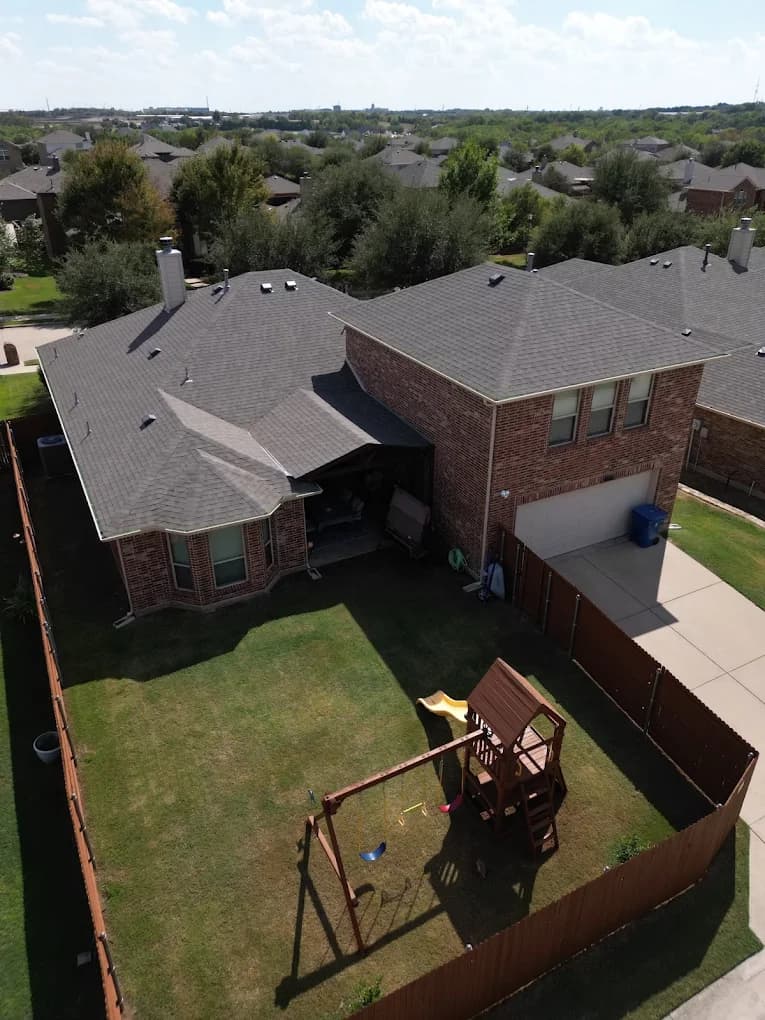 Recent roof installation in - 5